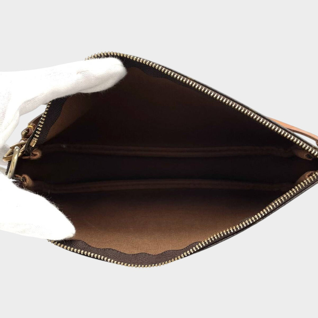Excellent Condition LOUIS VUITTON Monogram Pochette Accessoires Accessory Pouch Handbag M51980 SL0041