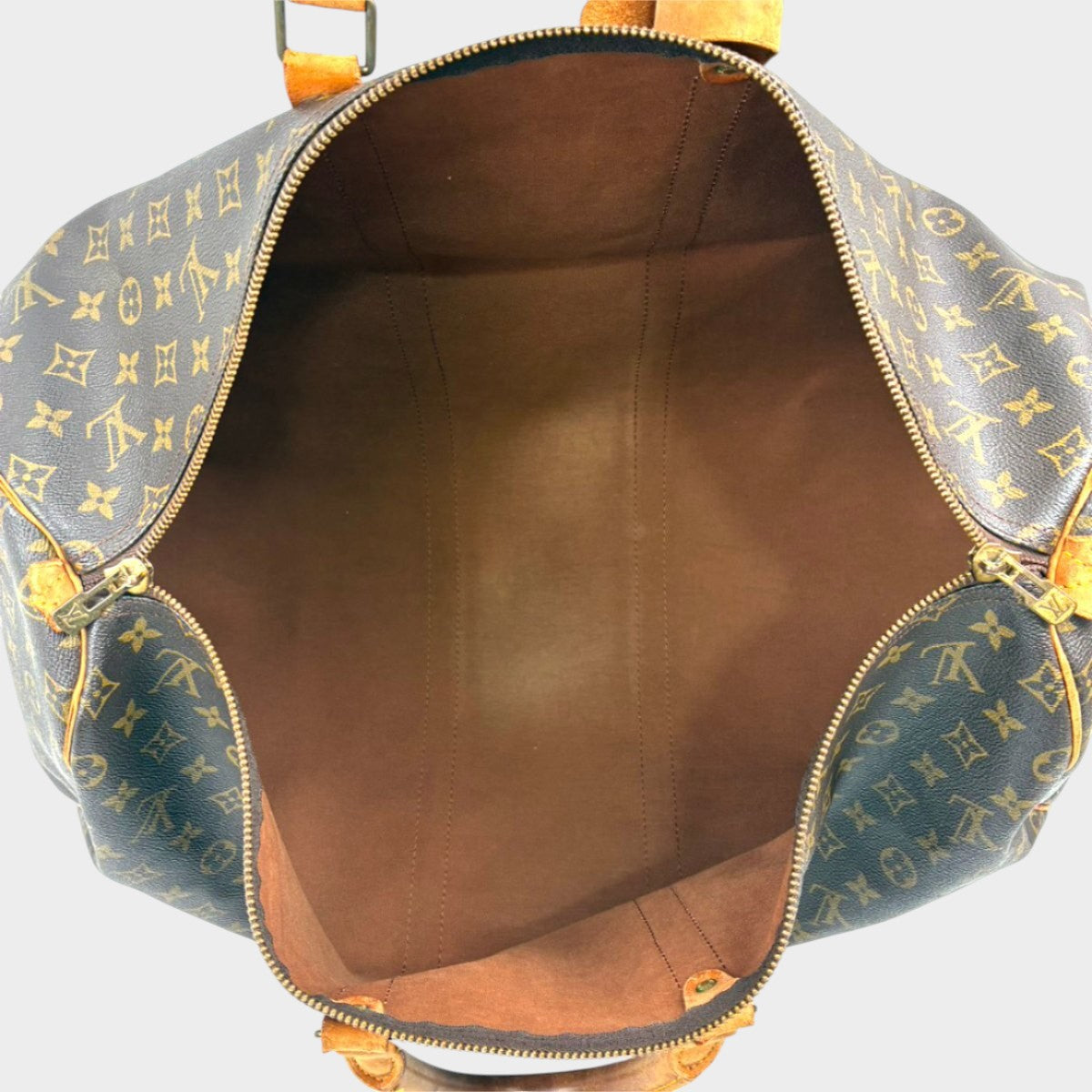 Louis Vuitton Monogram Keepall 50 Boston Bag, Brown, Tasche