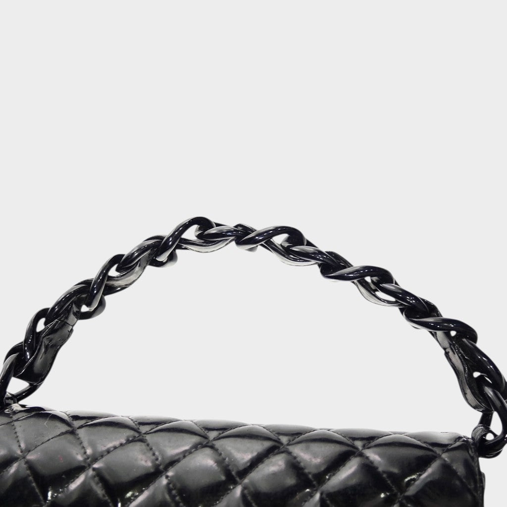 CHANEL Matelassé Chain Handbag, Coco Mark, Tasche