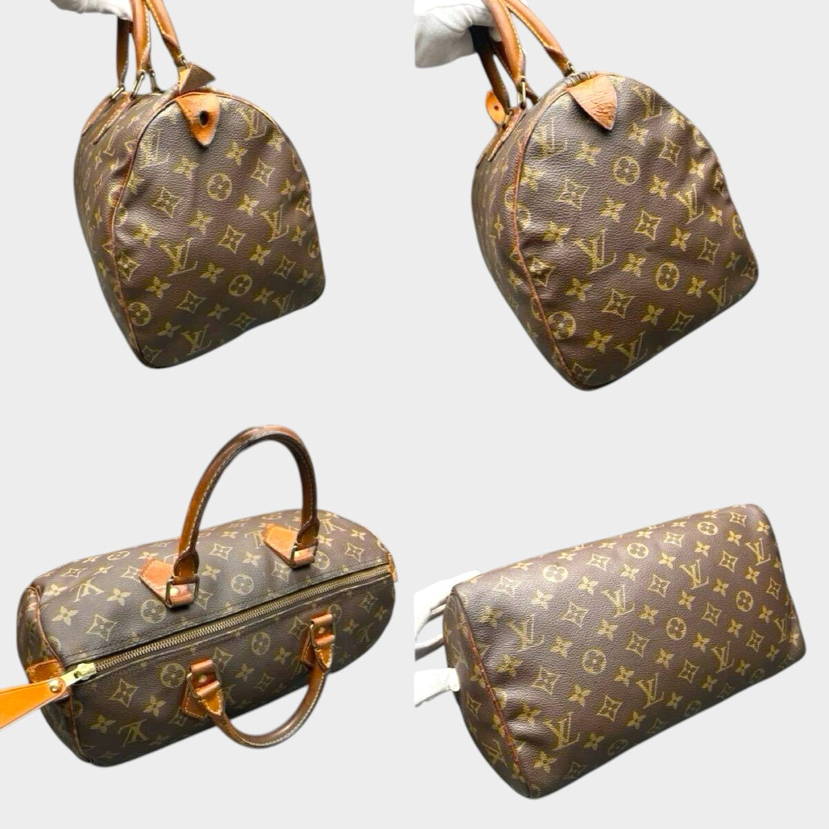 LOUIS VUITTON Monogram Speedy 30 M41526 Handbag Serial VI0943