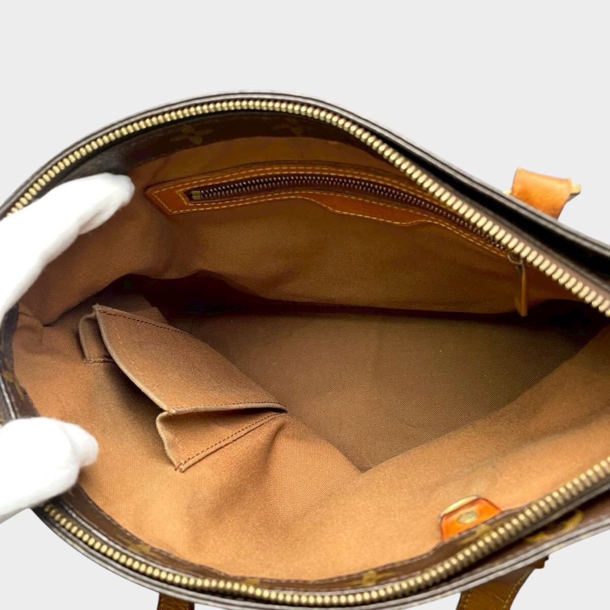 LOUIS VUITTON Monogram Cabas Piano Tote Bag M51148 Serial SD0092
