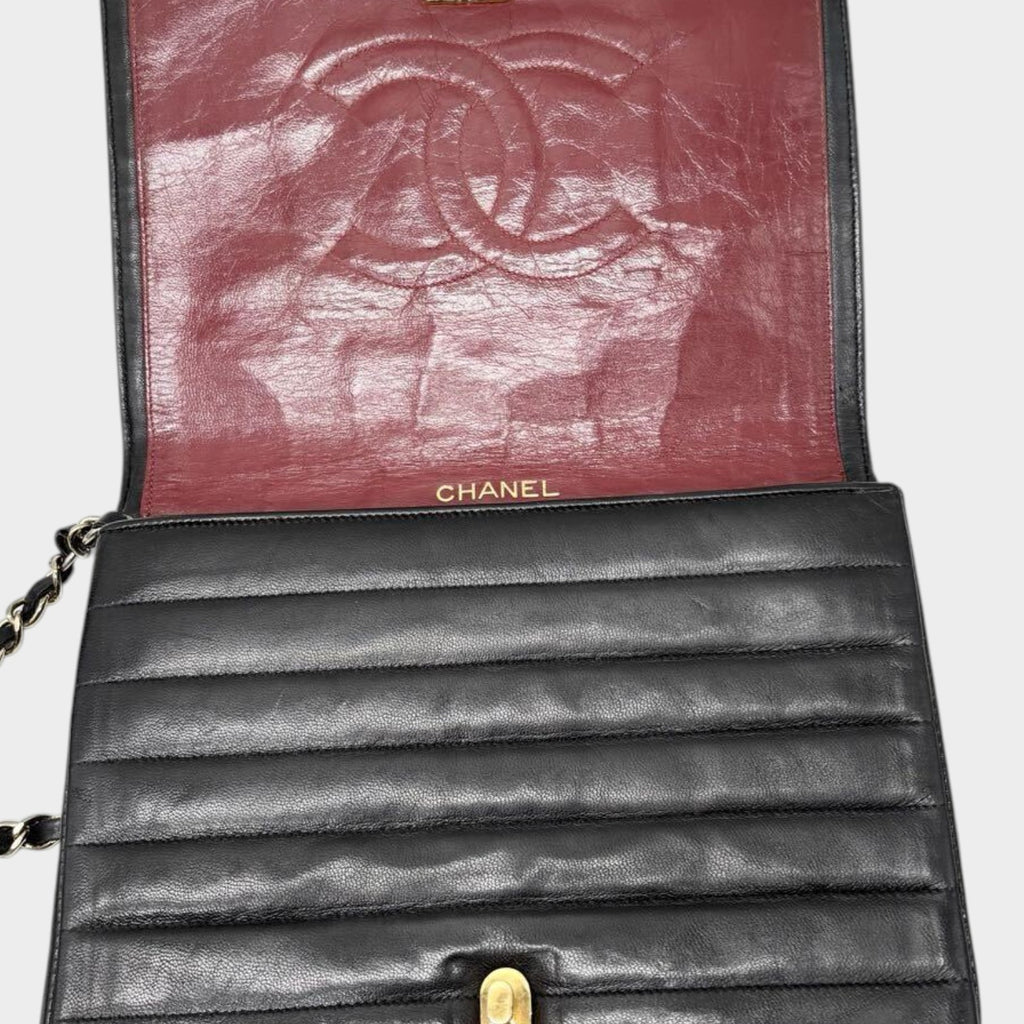 [Excellent condition] CHANEL Mademoiselle Lambskin Chain Shoulder Tasche