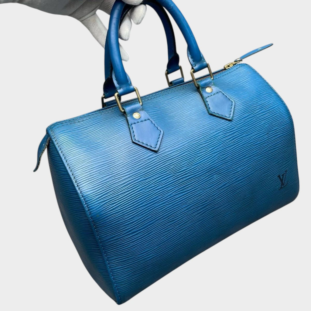 LOUIS VUITTON Epi Speedy 25 M43017 Handbag Serial SP1915