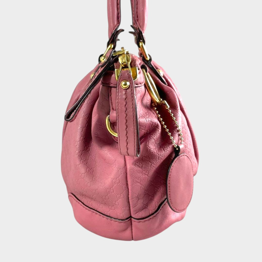 Excellent condition GUCCI Sukey Microssima pink tote Tasche