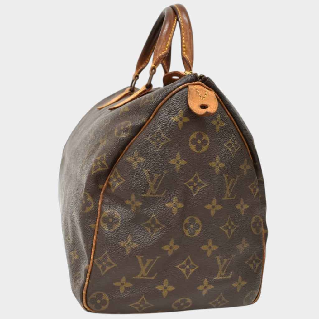 Louis Vuitton Handbag Speedy 35 M41524 Monogram Canvas Leather Tasche