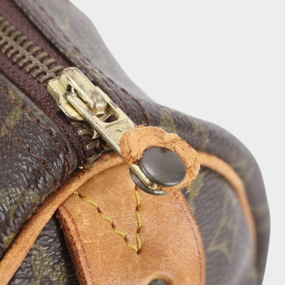 Louis Vuitton Monogram Speedy 30 Mini Boston Bag M41526 Leather Handbag Tote Genuine