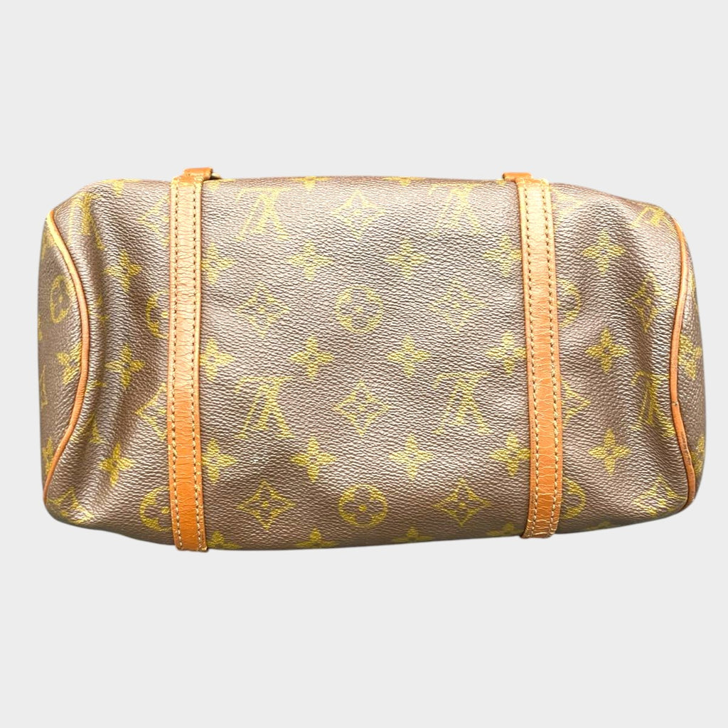 Louis Vuitton Papillon Mini Boston Handbag, LV, approximately 25cm wide, vintage, as-is condition