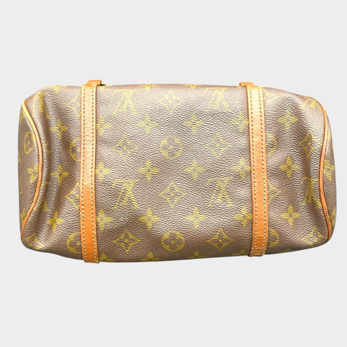 Louis Vuitton Papillon Mini Boston Handbag, LV, approximately 25cm wide, vintage, as-is condition