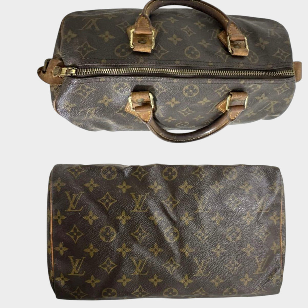 LOUIS VUITTON Speedy 30 Mini Boston Bag Handbag Monogram