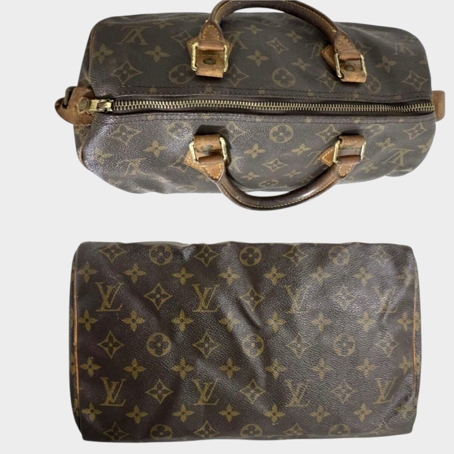 LOUIS VUITTON Speedy 30 Mini Boston Bag Handbag Monogram