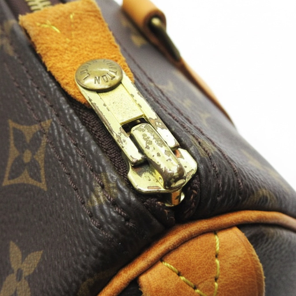 Louis Vuitton Monogram Speedy 30 Mini Boston Bag Handbag M41526 AA0064 Women's with Padlock and Key