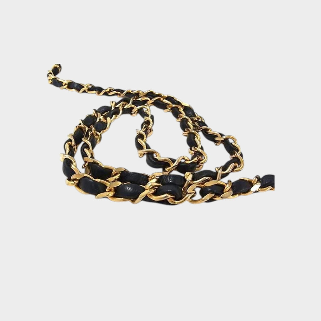 Chanel Coco Mark Leather Gold Hardware One Shoulder Bag Tasche
