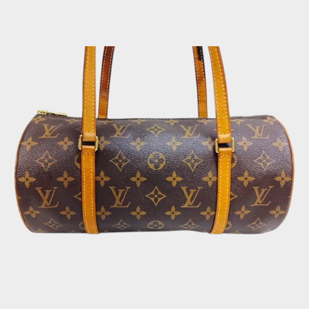 Louis Vuitton M51385 Papillon 30 Monogram Brown Gold Hardware Handbag Vintage