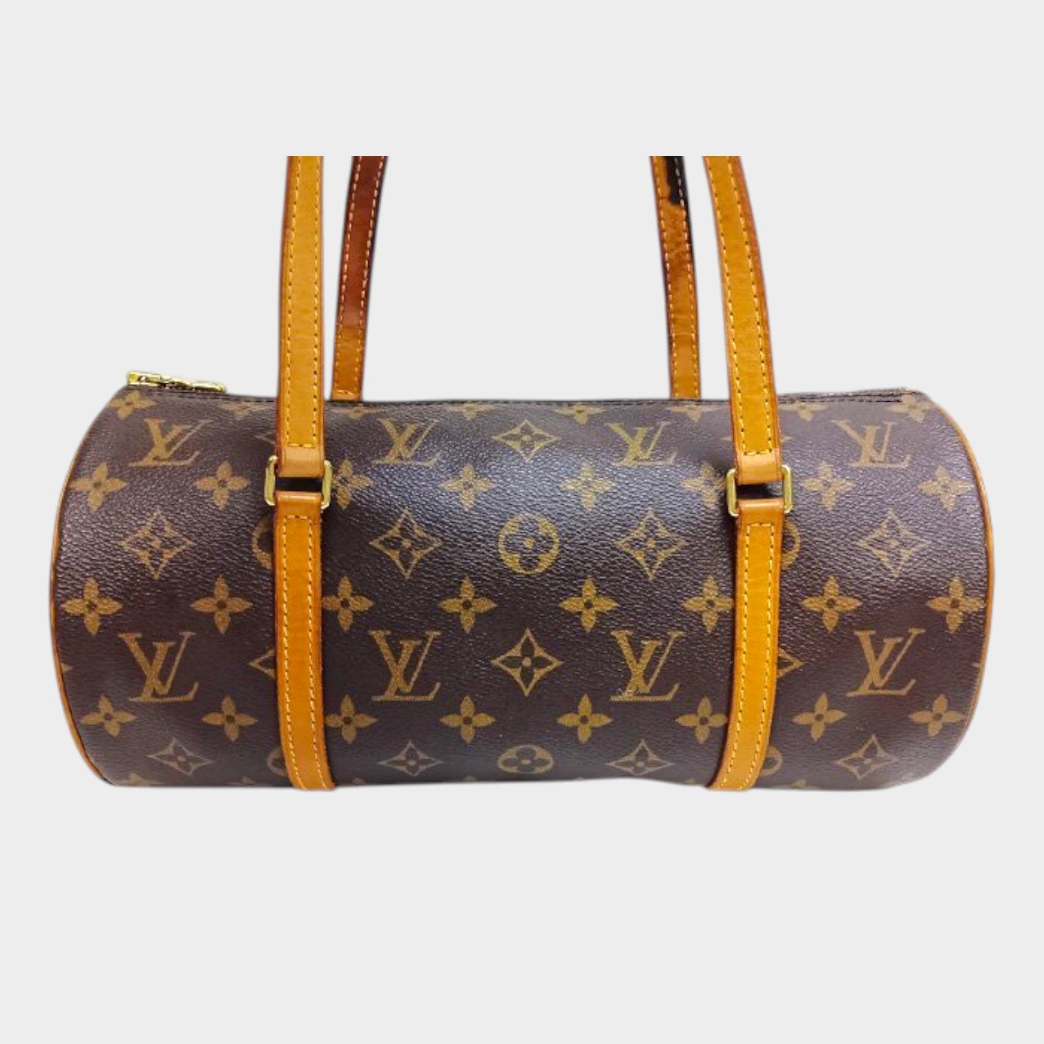 Louis Vuitton M51385 Papillon 30 Monogram Brown Gold Hardware Handbag Vintage