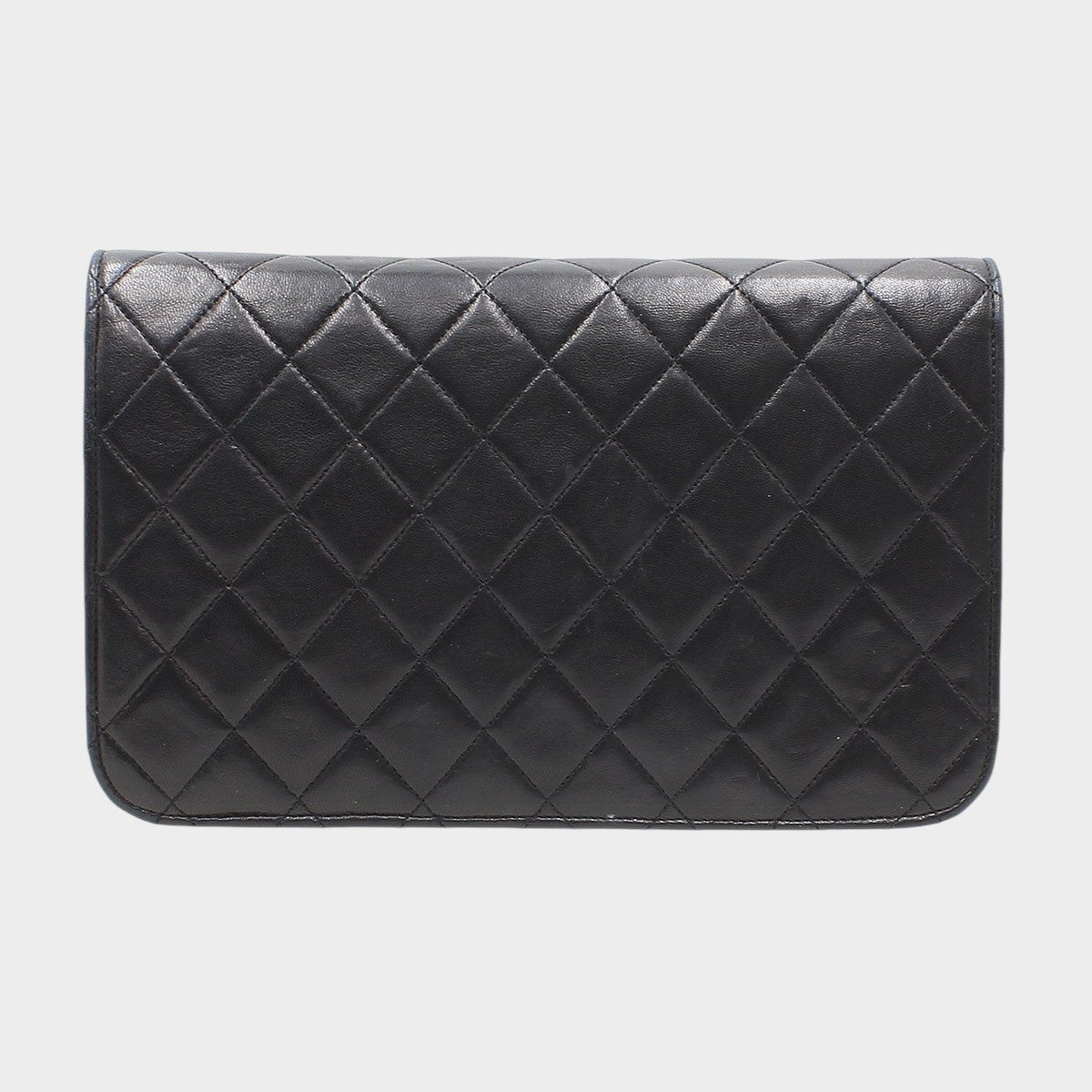 Chanel Matelassé Push-Lock Chain Shoulder Bag, Black with Gold Hardware, Vintage, CHANEL