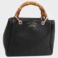 GUCCI 368823 Bamboo Leather Handbag Tote Bag Tasche