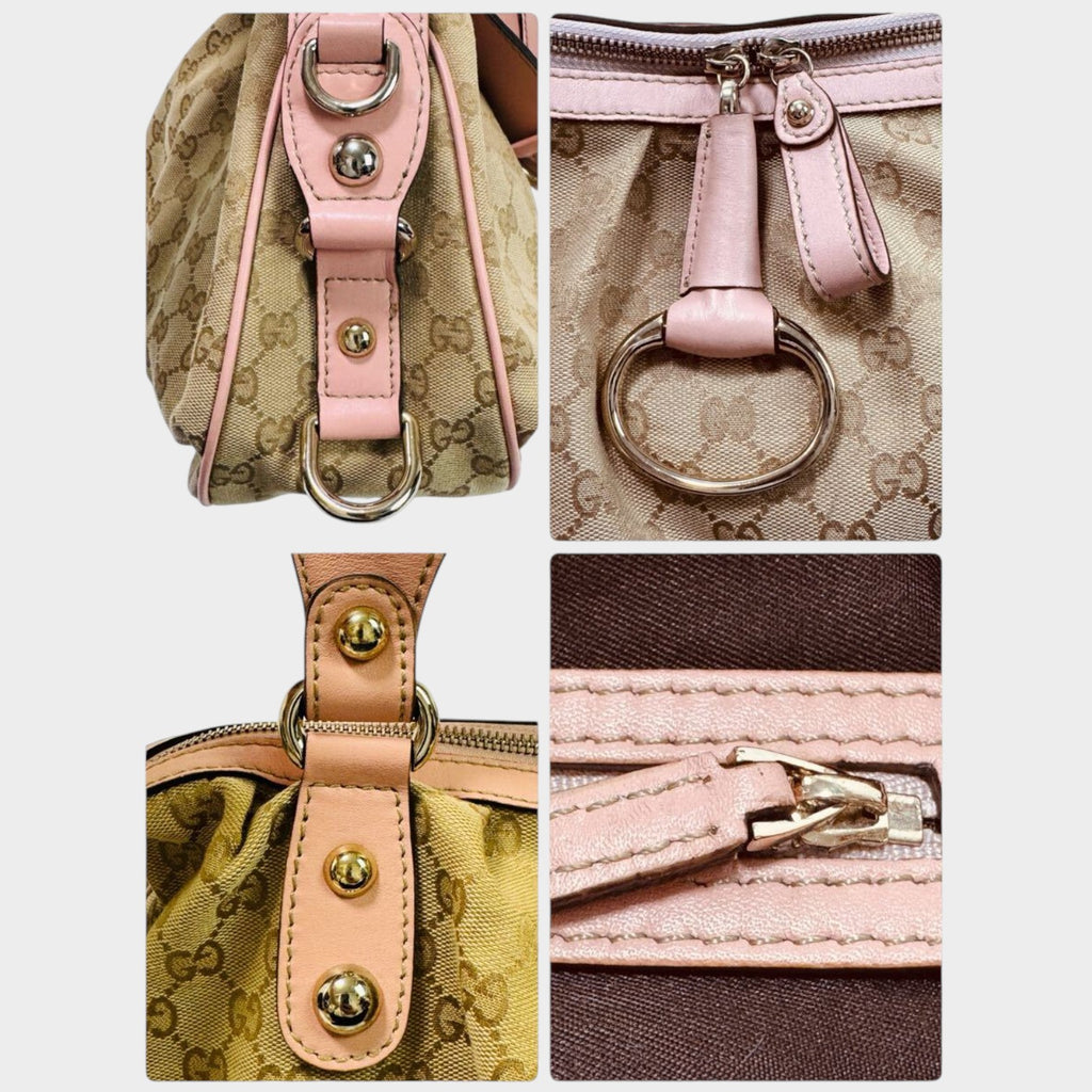 [Excellent Condition] GUCCI Sukey GG Handbag Shoulder Tasche