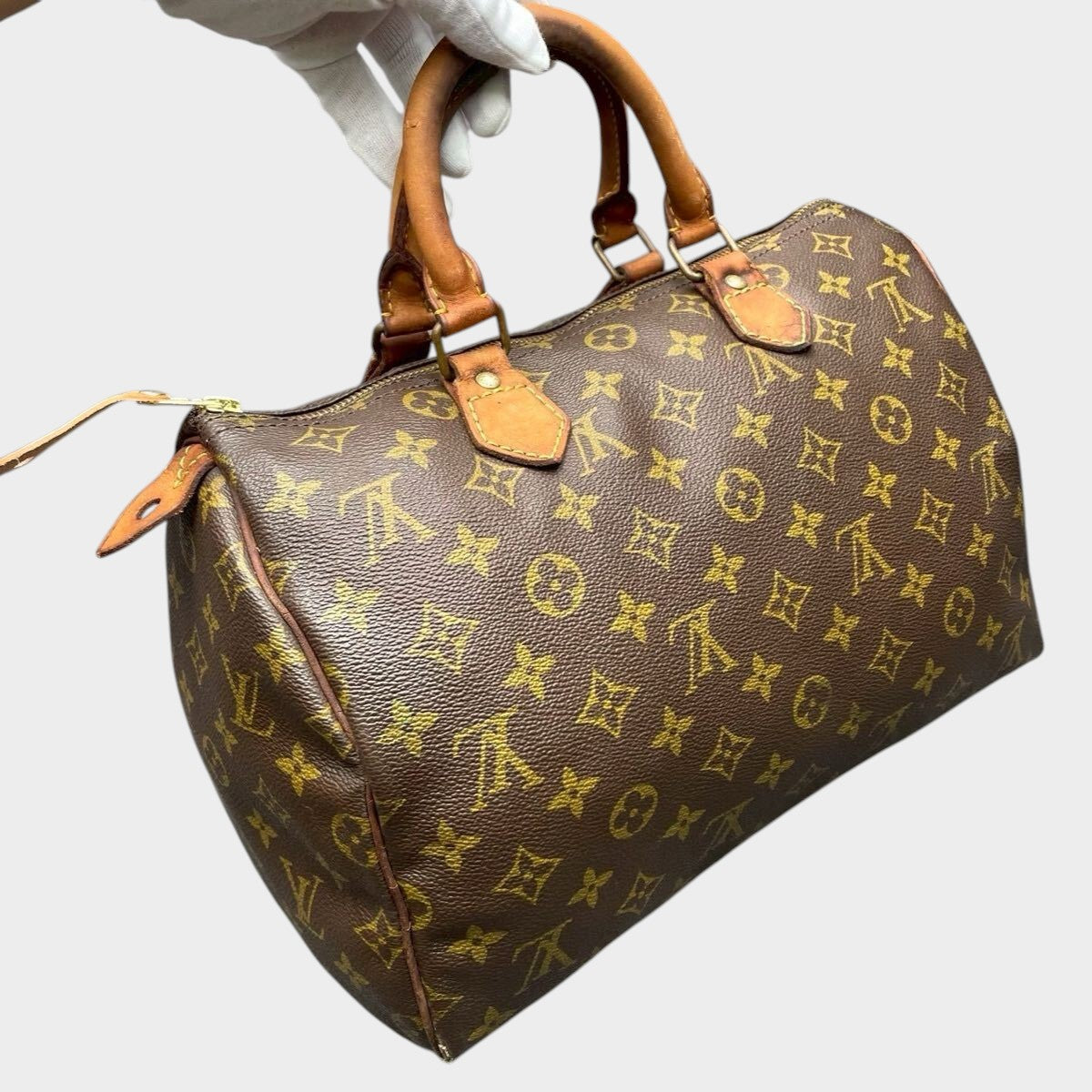 LOUIS VUITTON Monogram Speedy 30 M41526 Handbag Serial SA822