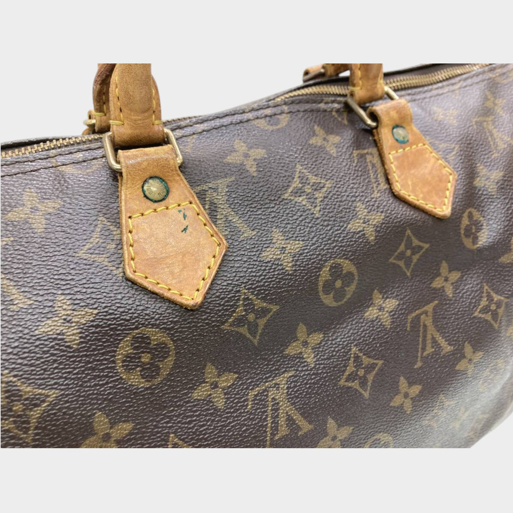 LOUIS VUITTON Monogram Speedy 35 Boston Bag Handbag Tasche