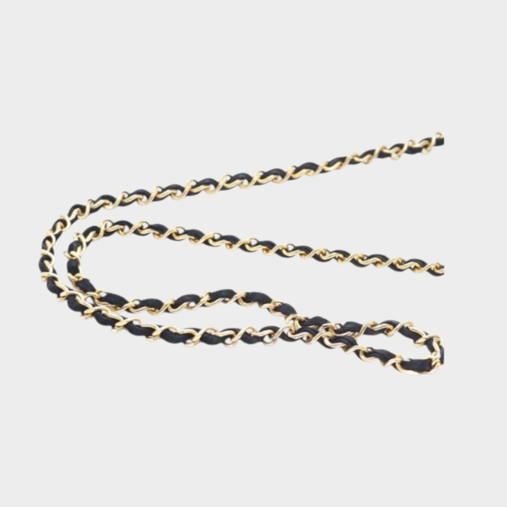 Chanel Matelassé Suede x Rhinestone Shoulder Bag, Black, Tasche