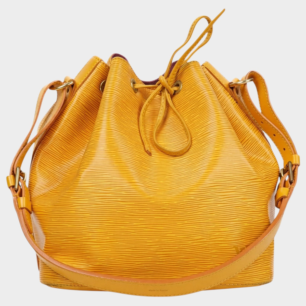 LOUIS VUITTON M44109 Epi Petit Noé One Shoulder Bag, Women's, Tassili Yellow Tasche