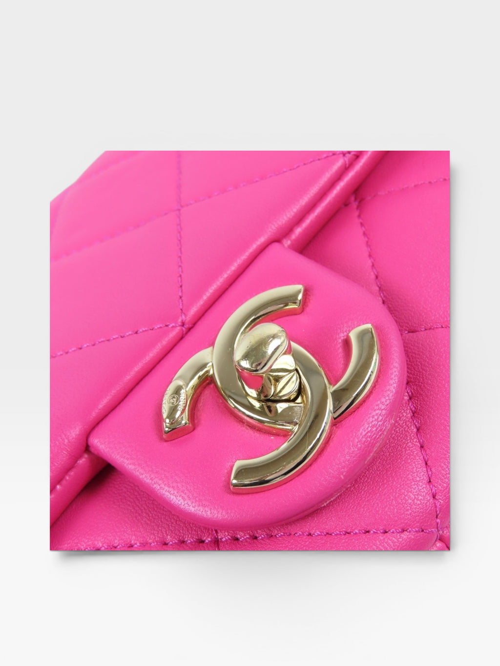 Chanel Excellent Condition Coco Mark Matelassé 2-Way Thick Chain Shoulder Bag Shoulder Bag