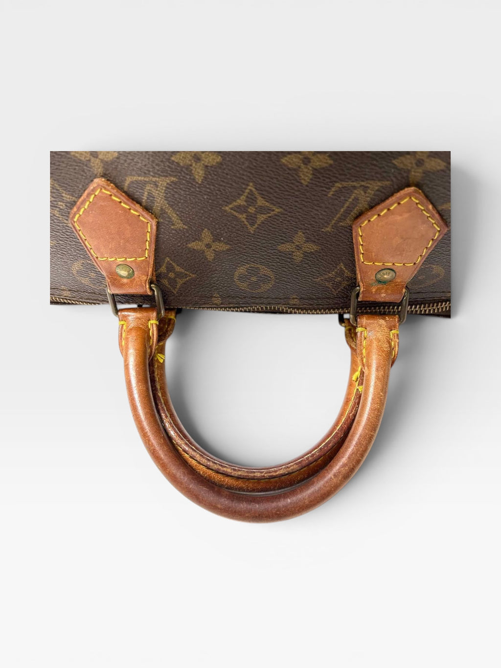 Louis Vuitton Monogram Speedy 30 Handbag Boston Bag Authentic No Padlock