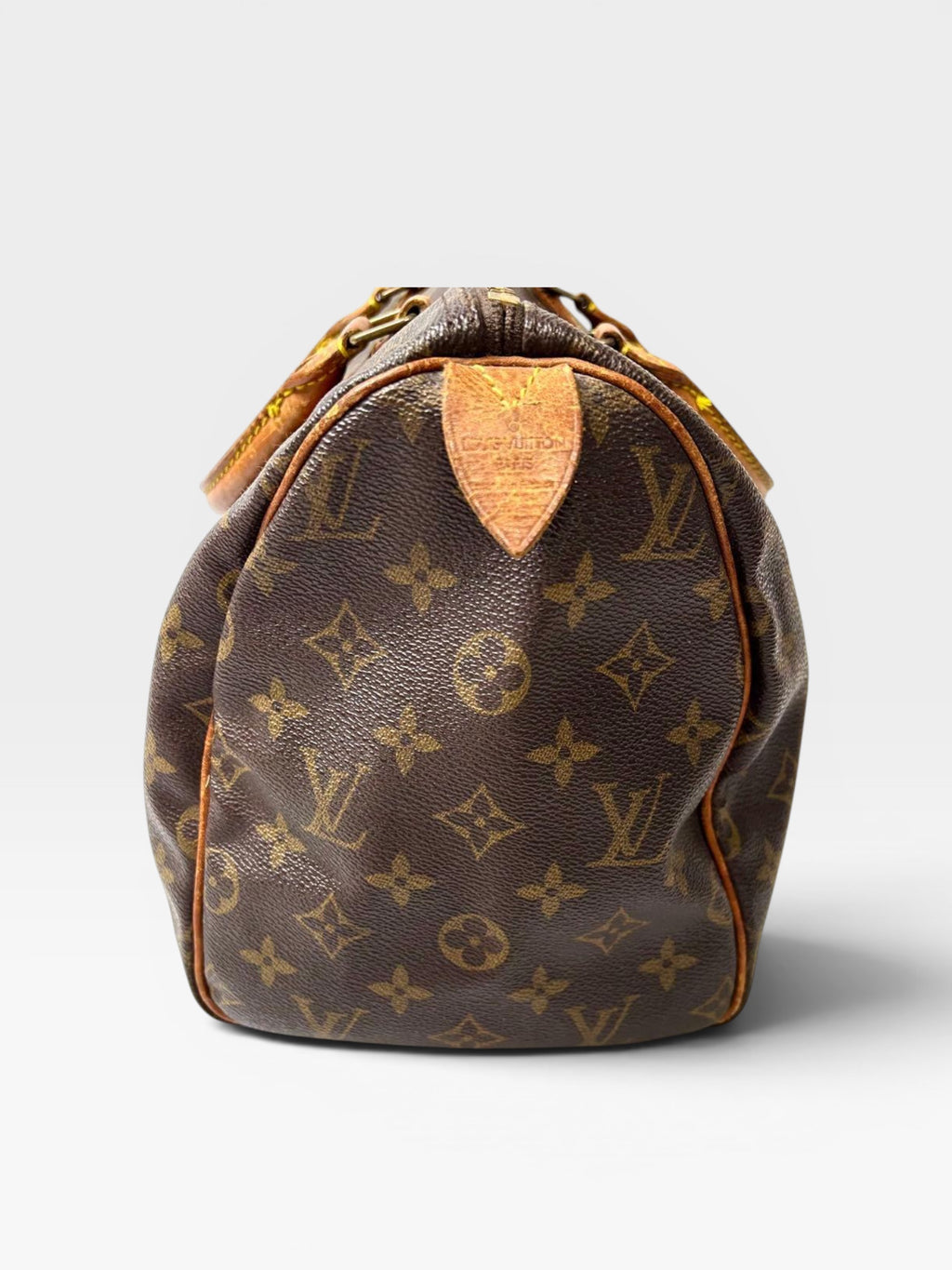 Louis Vuitton Monogram Speedy 30 Handbag Boston Bag Authentic No Padlock