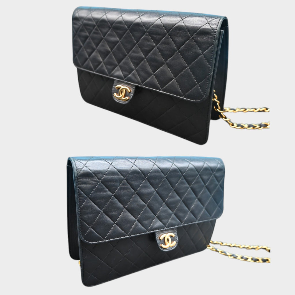 Chanel Matelassé 25 Push-Lock Chain Shoulder Bag, Tasche. Push