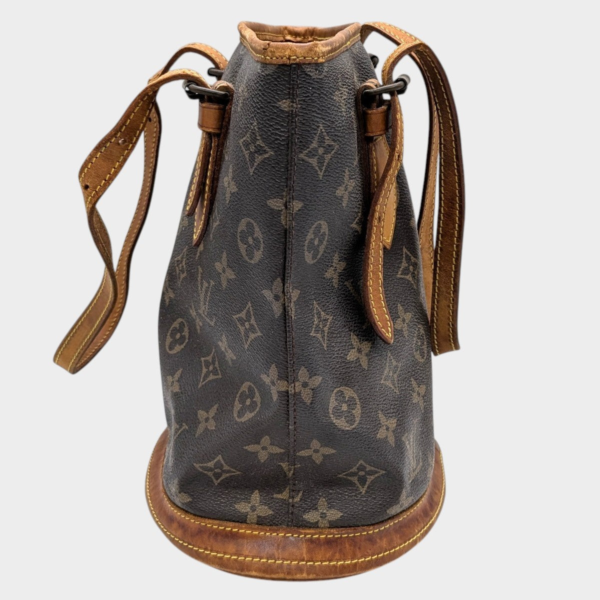 LOUIS VUITTON / VI864 Louis Vuitton Monogram Bucket PM Tasche Brown