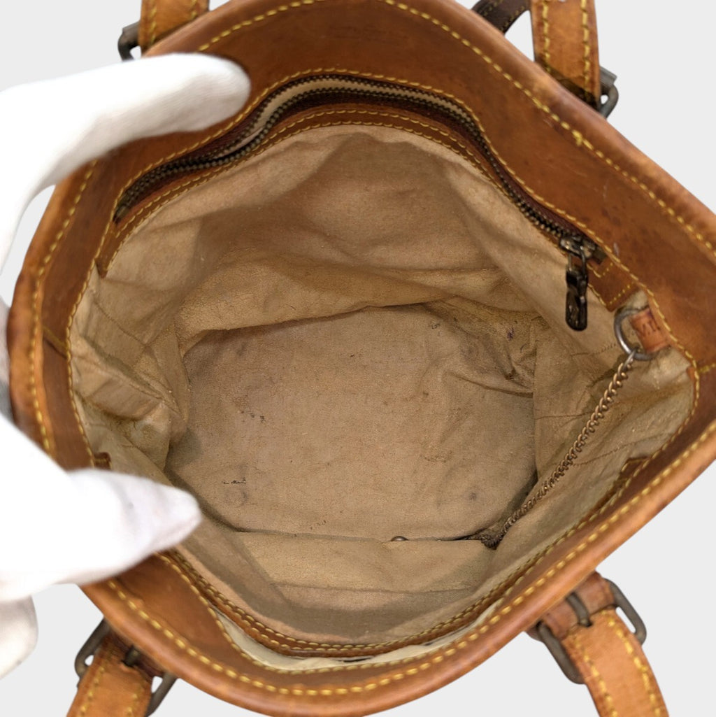 LOUIS VUITTON / VI864 Louis Vuitton Monogram Bucket PM Tasche Brown