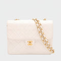 Chanel Matelassé lambskin leather chain shoulder bag, crossbody bag, genuine leather,