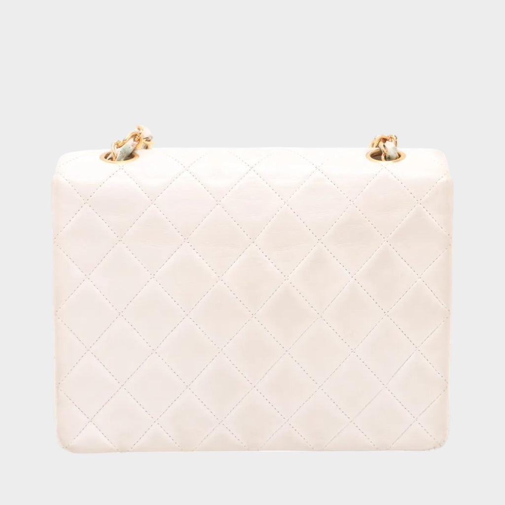 Chanel Matelassé lambskin leather chain shoulder bag, crossbody bag, genuine leather,