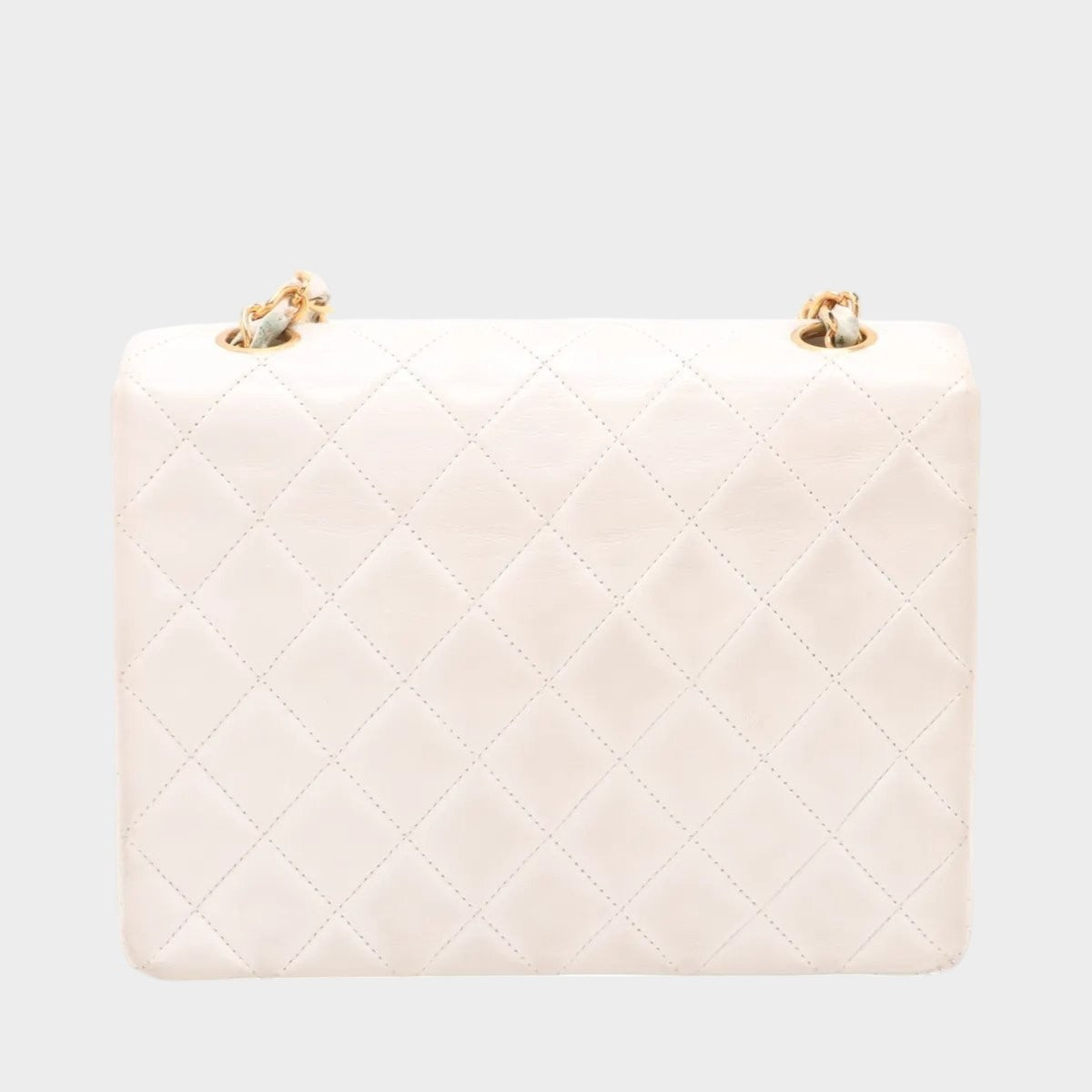 Chanel Matelassé lambskin leather chain shoulder bag, crossbody bag, genuine leather,