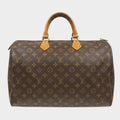 Louis Vuitton Speedy 40 Handbag, Monogram Brown Boston Bag M41522 161357
