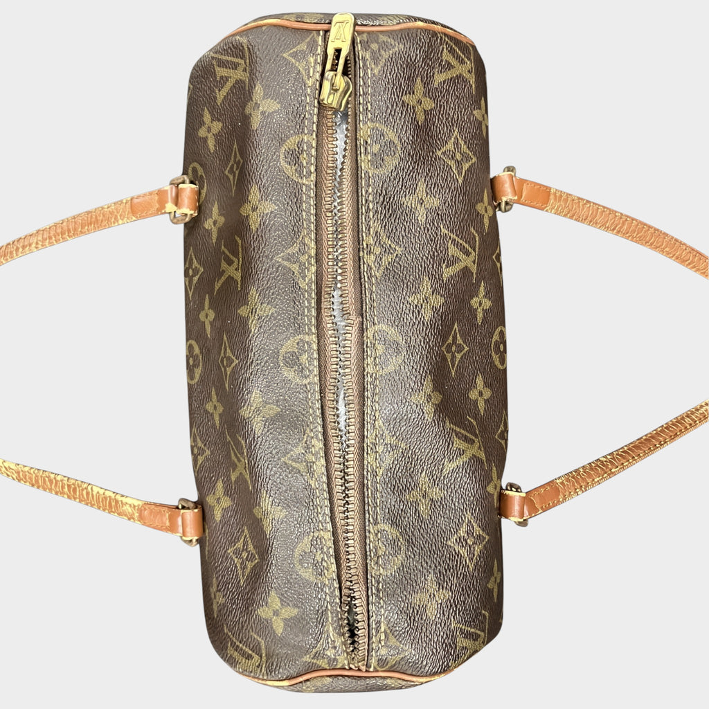 LOUIS VUITTON Monogram 843 Papillon 25 handbag. Louis Vuitton. Foldable for shipping. Zipper closure not possible.