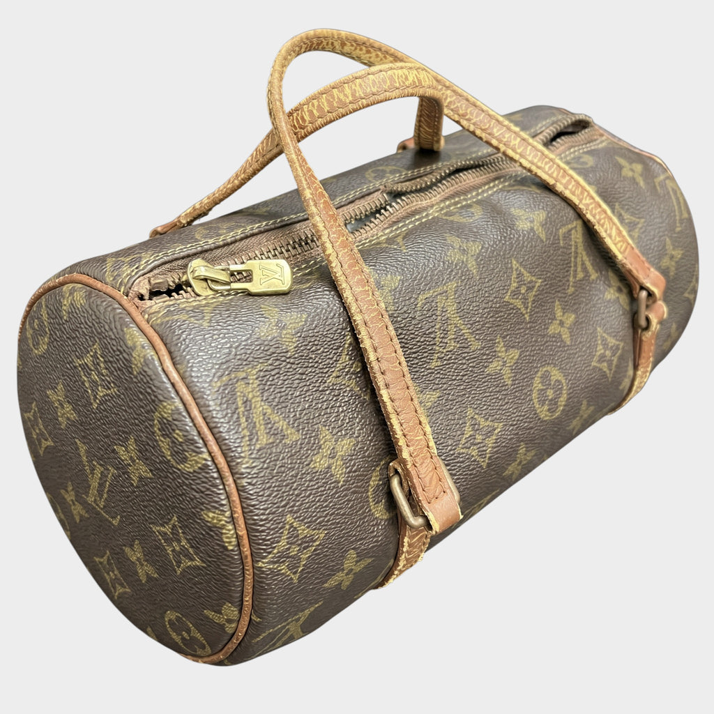 LOUIS VUITTON Monogram 843 Papillon 25 handbag. Louis Vuitton. Foldable for shipping. Zipper closure not possible.
