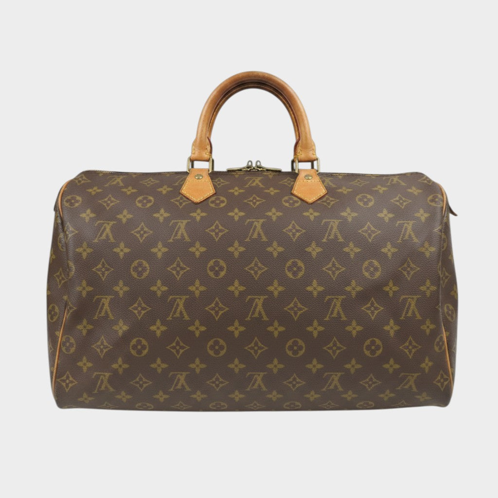 Louis Vuitton M41522 Speedy 40 Handbag Monogram Brown 160846