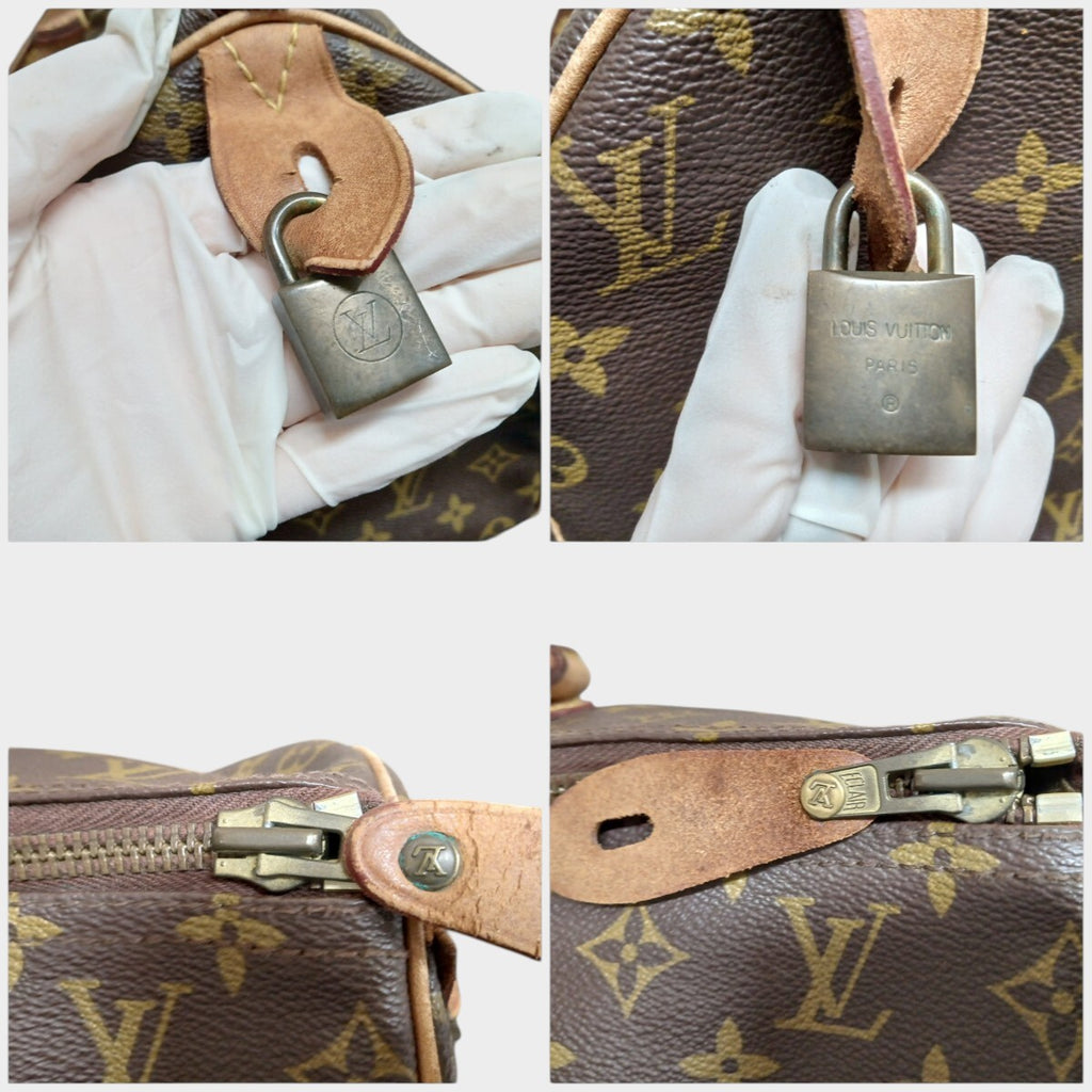 Louis Vuitton LOUIS VUITTON Mini Boston M41524 Monogram Boston Bag Handbag Speedy 40