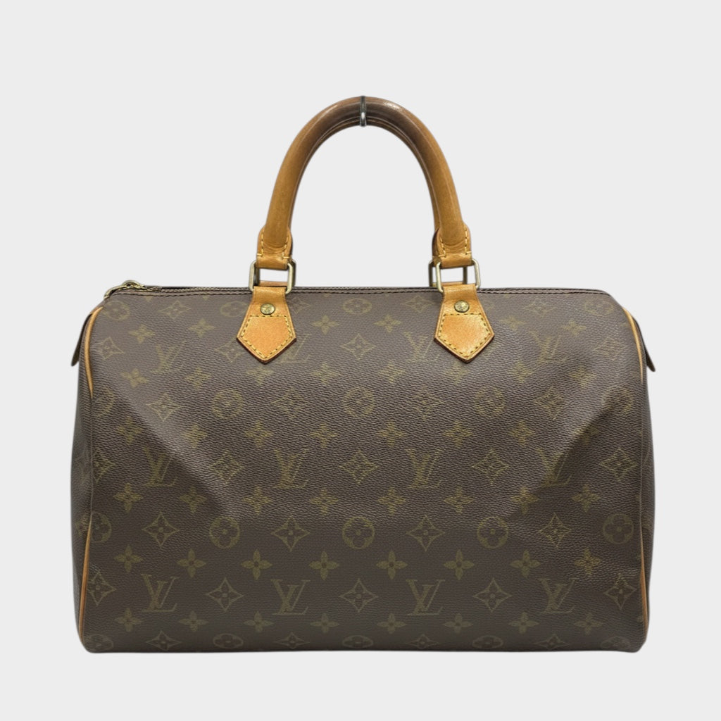 [Excellent Condition] LOUIS VUITTON Monogram Speedy 35 Handbag Mini Boston Bag, Older Mode