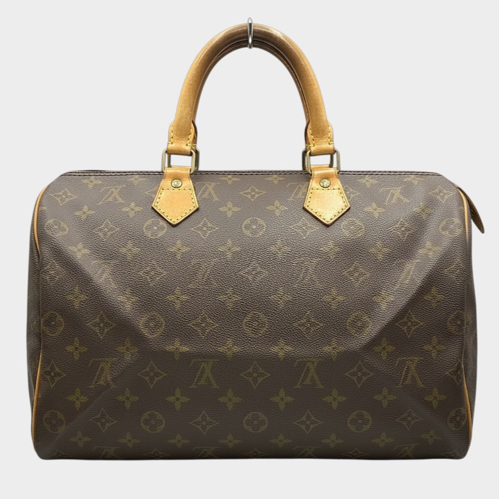 [Excellent Condition] LOUIS VUITTON Monogram Speedy 35 Handbag Mini Boston Bag, Older Mode