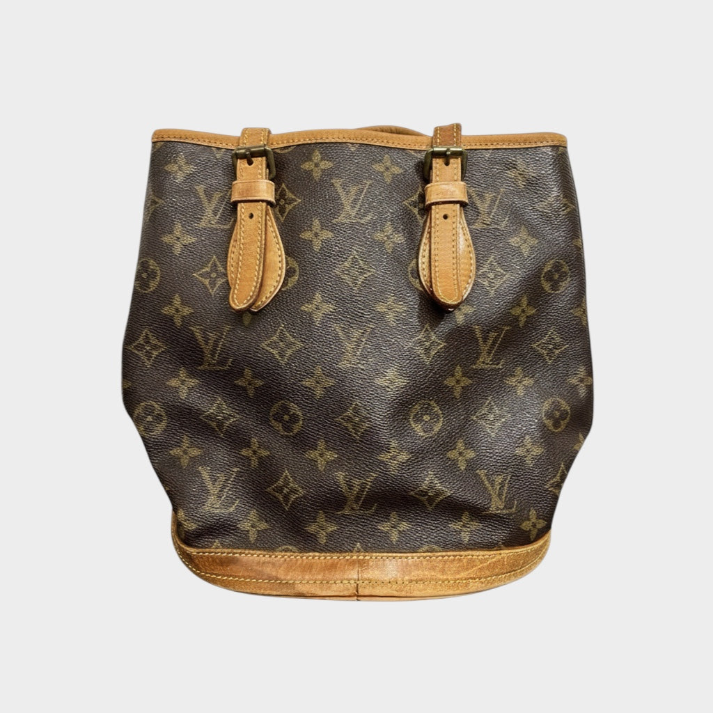 Monogram Louis Vuitton Bucket PM Tote Bag M42238 Shoulder Bag (Vuitton Bucket)