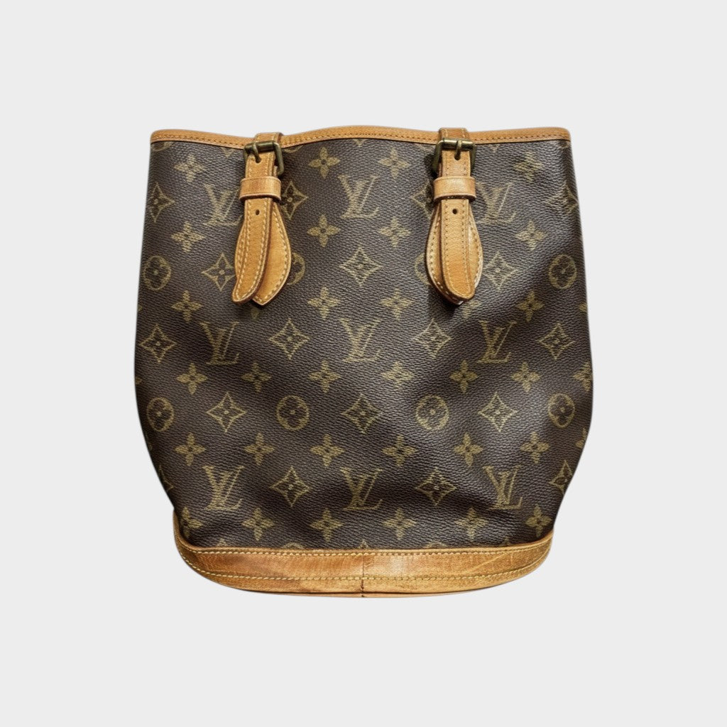 Monogram Louis Vuitton Bucket PM Tote Bag M42238 Shoulder Bag (Vuitton Bucket)