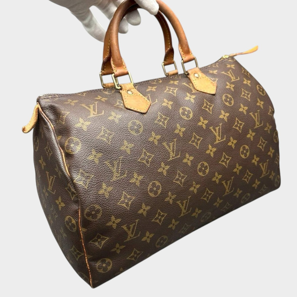 LOUIS VUITTON Monogram Speedy 35 M41524 Handbag Shoulder Bag Serial SP1902
