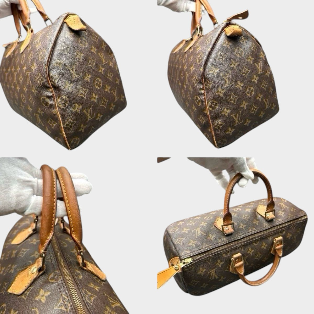 LOUIS VUITTON Monogram Speedy 35 M41524 Handbag Shoulder Bag Serial SP1902