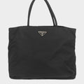 Prada Handbag Mini Bag Black Triangle Logo Plate Nylon
