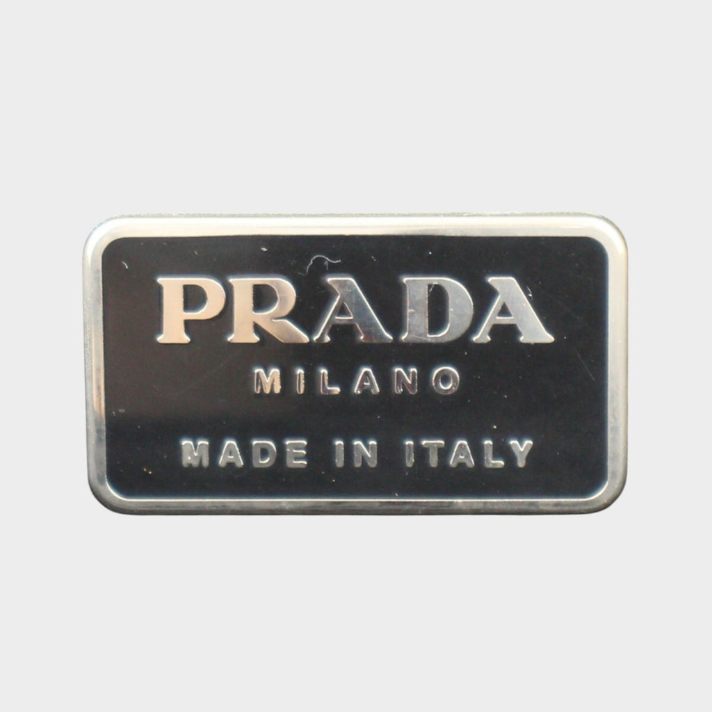 Prada Handbag Mini Bag Black Triangle Logo Plate Nylon