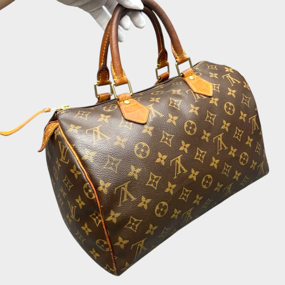 LOUIS VUITTON Monogram Speedy 30 M41526 Handbag Serial TH1087