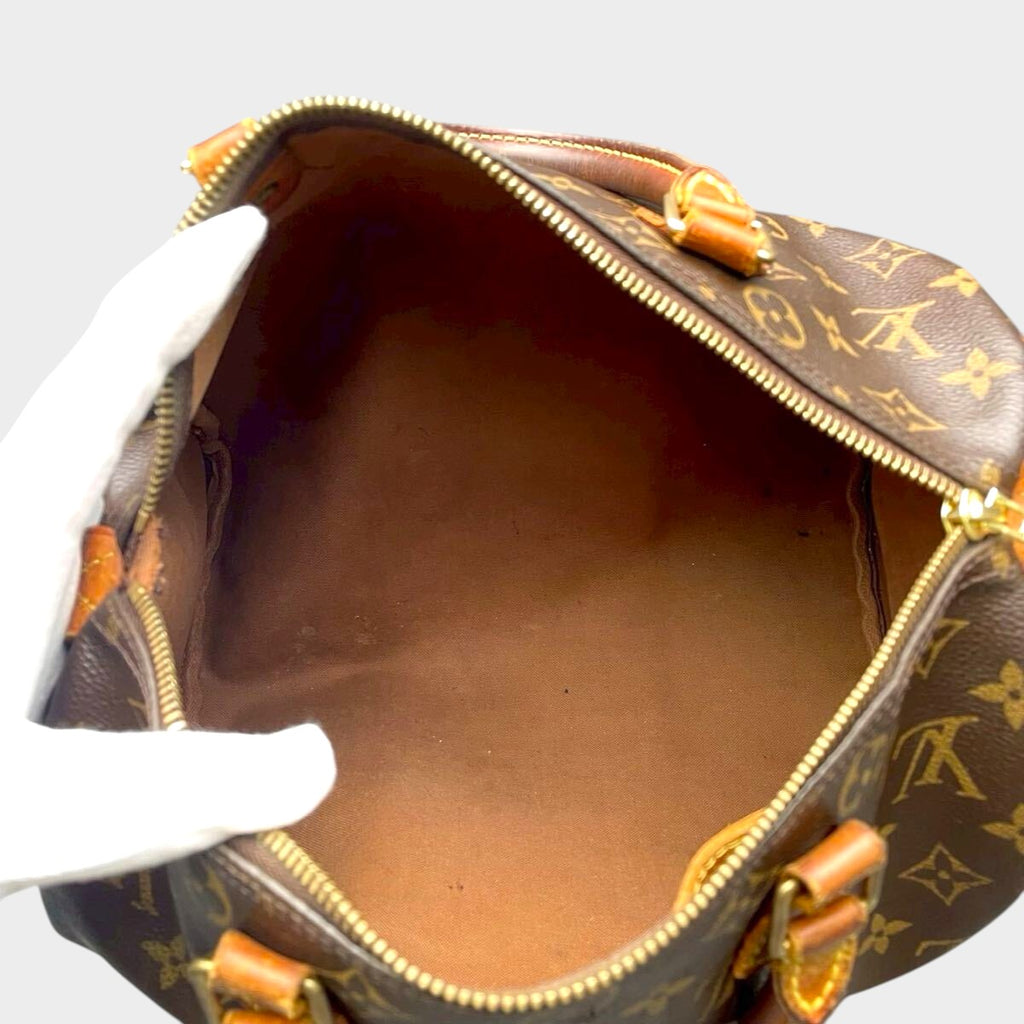 LOUIS VUITTON Monogram Speedy 30 M41526 Handbag Serial TH1087