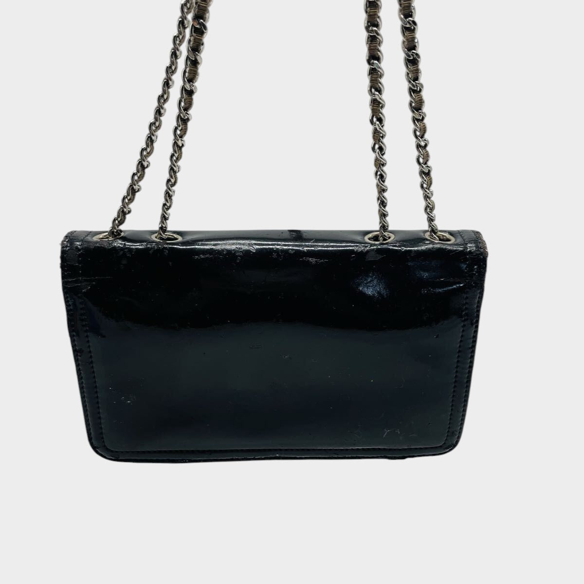 CHANEL Lipstick Coco Mark Enamel Double Chain Tasche Bag, Serie